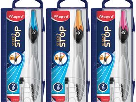 Циркуль Maped "Study Stop" металлический, 130мм, + грифель, пластиковый футляр