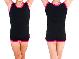 Майка гимнастическая с окантовкой