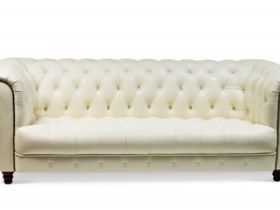 Чистка трёхместного кожаного дивана