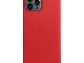 Apple Leather Case на iPhone 12 Pro Max (PRODUCT)RED