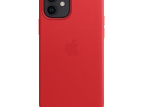 Apple Leather Case на iPhone 12/12Pro (PRODUCT)RED