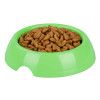 Миска пластиковая для кошек и собак = 0,2л 14,5*3см зеленая