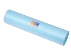 Простыня одноразовая 70*200 см, марка "White Line" из нетканного материала SMS плотностью 20 г/м2, голубая, 100 шт/рул, Россия (ООО "Белая линия") 10299