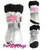 Сапожки для собак зимние серебро металлик р4 (5,5*4,2*8,5см) Formydogs