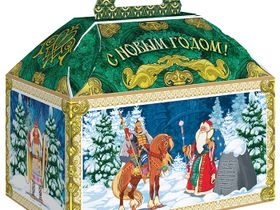 Коробка сборная [18,5*12,5*16] "Богатыри"