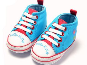 Кеды детские голубые Hello Kitty