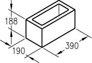 ПЕСКОБЛОКИ Камень стеновой пустотелый «термоблок»