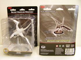МИНИАТЮРЫ: D&D Nolzur's Marvelous Miniatures: Young White Dragon (73712)