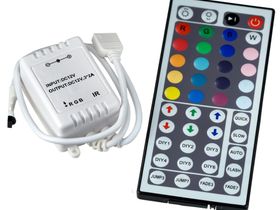 Контроллер управления светодиодной лентой RGB 72W 44 кнопки ИК пульт.