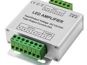 Усилитель сигнала для светодиодной ленты mini 1Кан*5А 100w 12/24v.