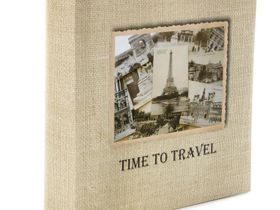 Фотоальбом Pioneer [15*21/100фото] кармашки [86638] time to travel с заметками [альбом для фотографий 15х21]