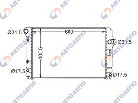 Радиатор охлаждения двигателя. TOYOTA PRIUC C, AQUA NHP10 TO-0662-16