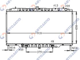 Радиатор охлаждения двигателя. NISSAN SAFARI Y61, WYY61 NI-0095-36-AT-K