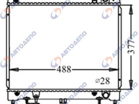 Радиатор охлаждения двигателя. SUZUKI ESCUDO T##1W SUZ-0007-26-K
