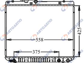 Радиатор охлаждения двигателя. DAIHATSU TERIOS HC-EJ, E-J100G, GFJ100G DA-0045-26-K