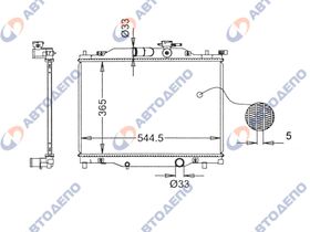 Радиатор охлаждения двигателя. MAZDA DEMIO, MAZDA 2 DJLAS, DJLFS, DJLFS, DJ3AS, DJ3FS, DJ5AS, DJ5FS MA-0156-16-K