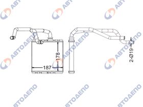 Радиатор отопителя NISSAN X-TRAIL T31, C26, C27, MLC26, B30, J10 HR-218C