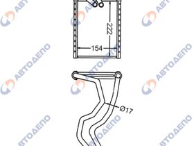 Радиатор отопителя TOYOTA, LEXUS HARRIER, RX  HR-147