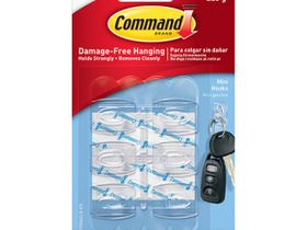 Крючок Command [17006CLR] легкоуд.д/ключей, прозр, 6 шт.