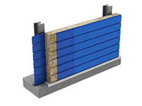 Сэндвич-панели с наполнителем из пенополистирола стеновые Толщина 250 мм