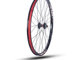 Переднее велосипедное колесо. обод MTX33. втулка Novatec D041SB. 100QR. 26 дюймов. Черный