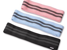 Эспандер в наборе 3 тканевых резинки