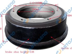 Тормозной барабан HINO   BRD13