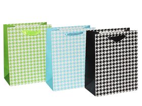 Пакет бумажный [18*23*10] "Гусиные лапки"