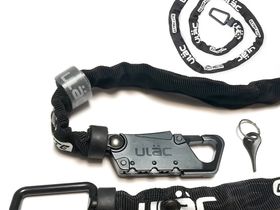 Противоугонная цепь ULAC KL-K9C с кодовым замком 100 см. черный