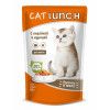 КэтЛанч/Cat Lunch пауч корм для котят Кусочки в желе Индейка и Курица = 85г*24