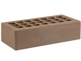 Кирпич Железногорск Темно-коричневый, Одинарный 250х120х65 мм