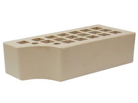 Кирпич Железногорск Серый, Фасонный Одинарный 250х120х65 мм