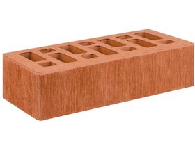 Кирпич Старый Оскол Красный, Бархат Одинарный 250х120х65 мм