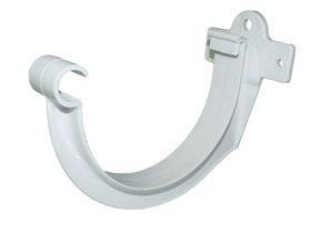 Кронштейн желоба Мурол пластиковый белый