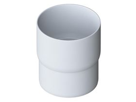 Муфта трубы Мурол d=80 белая