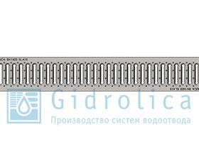 Арт.№ 503 Решетка Gidrolica Standart штамп. стальная нерж., DN100, A15