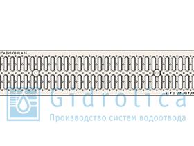 Арт.№ 518 Решетка Gidrolica Standart, штамп. стальная оцинк., DN150, A15