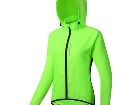 Женская велосипедная ветровка WOSAWE BL249-G. Салатовый (L)