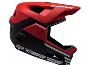 Велосипедный шлем Фулфейс Greenroad X6 со съемной челюстью (54-58, Красный)