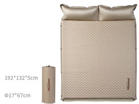 Двойной Надувной туристический матрас Hispeed QDC-08 (Коричневый)