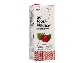 Мусс GC Tooth Mousse (аппликационный, вкус: клубника), туба с муссом 40 г, Япония (GC Corporation)