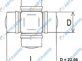 Крестовина карданного вала TOYOTA   TT-124