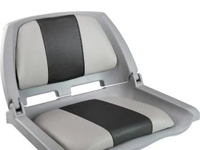 Кресло складное мягкое TRAVELER (серый/черный)