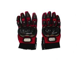 Мотоперчатки красные (разные размеры)