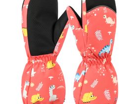 Детские зимние варежки WINTER SOLDIER LY-K92. Красный (L)