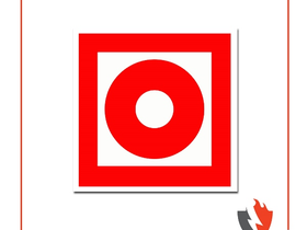 Знак фотолюминесцентный 100х100 мм