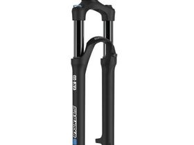 Вилка пружинно-масляная SR Suntour X1. 130 мм. 1-1/8.  27.5. черная