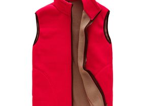 Женская Флисовая жилетка Hootar GH-99. Красный (3XL)