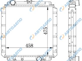 Радиатор охлаждения двигателя. MITSUBISHI CANTER FA523B, FB501, FB507 MI-0099-36-K
