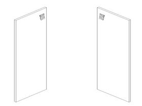 Дверь низкая ЛДСП левая/правая (для Л.СТ-1, Л.СУ-1, Л.СТ-2, Л.СТ-3, Л.СУ-2, Л.СУ-3)